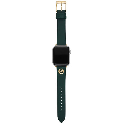 Women's Green Leather Strap Band for Apple Watch, 38, 40, 41mm