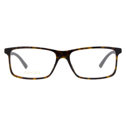 Gucci Rectangular Eyeglasses GG0424O 006 Havana 58mm 424