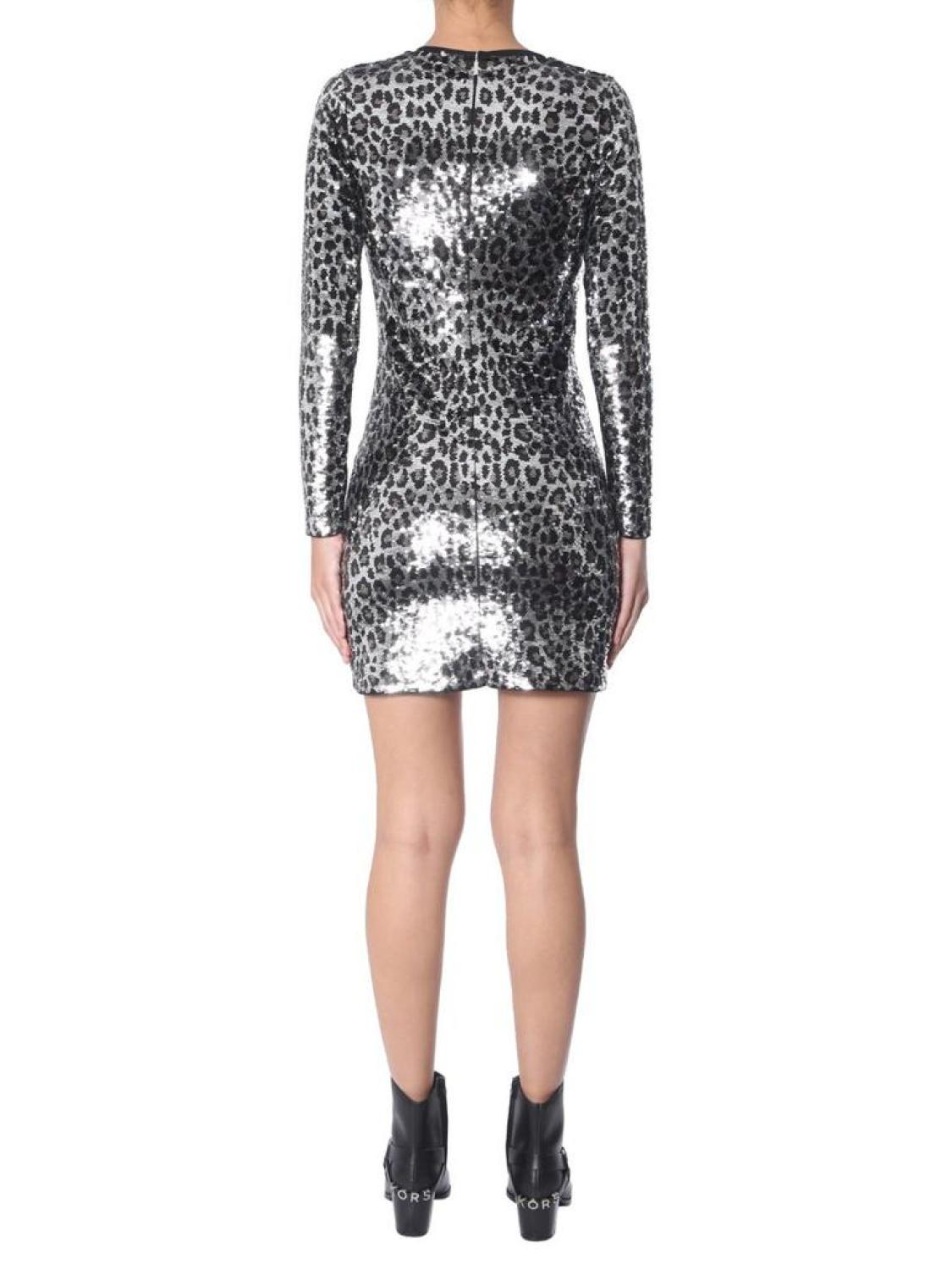 Michael Michael Kors Sequin Embroidered Dress