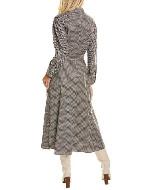 Weekend Max Mara Fischio Wool-Blend Shirtdress