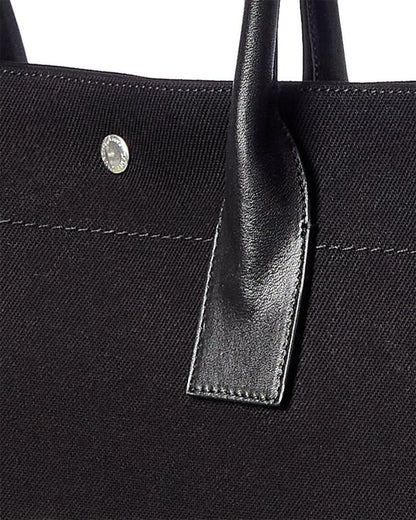 Saint Laurent Noe Rive Gauche Canvas & Leather Tote