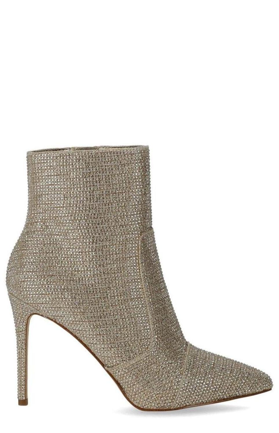 Michael Michael Kors Rue Glitter Embellished Heeled Ankle Boots