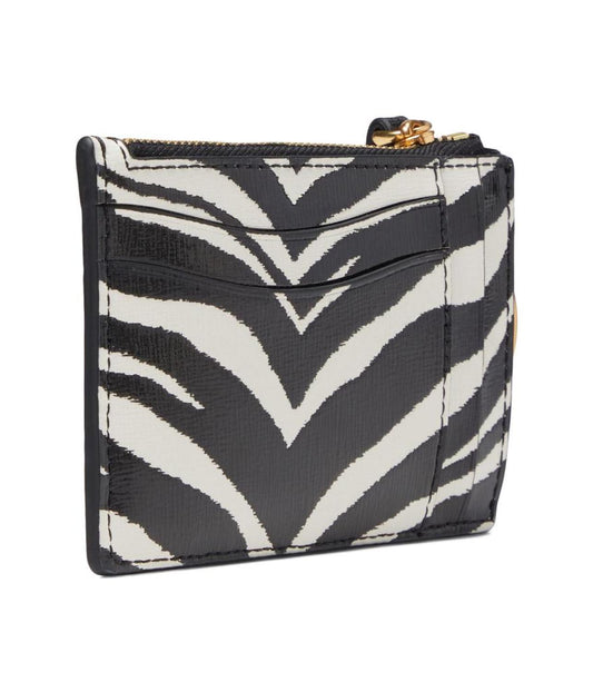 Morgan Zebra Print Coin Card Case Wristlet