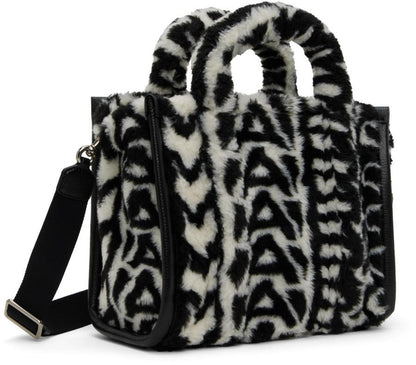 Black & White 'The Monogram Teddy Medium' Tote