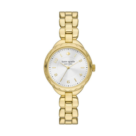 Morningside Three-Hand Gold-Tone Stainless Steel Watch - KSW1735