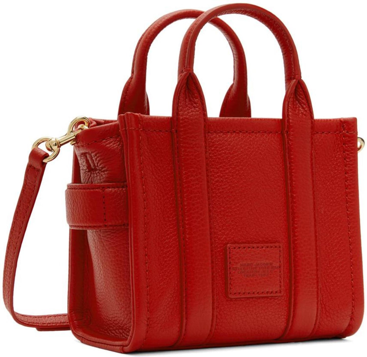 Red 'The Leather Mini' Tote