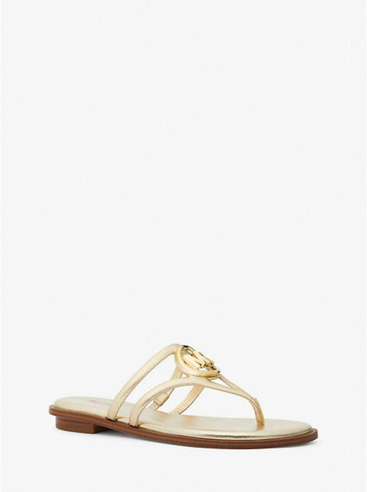 Hampton Metallic Leather Sandal