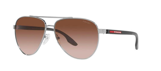 Prada Linea Rossa PS 52YS 5AV02P Aviator Sunglasses