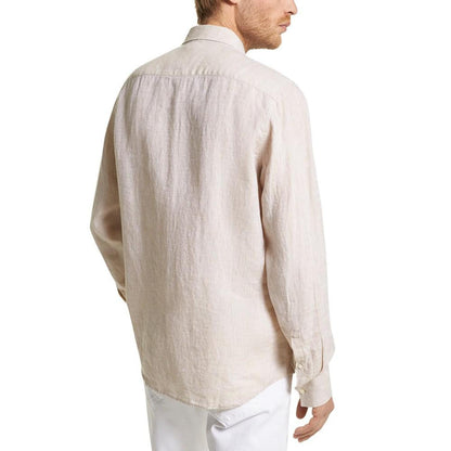 Men's Long Sleeve Linen Shirt