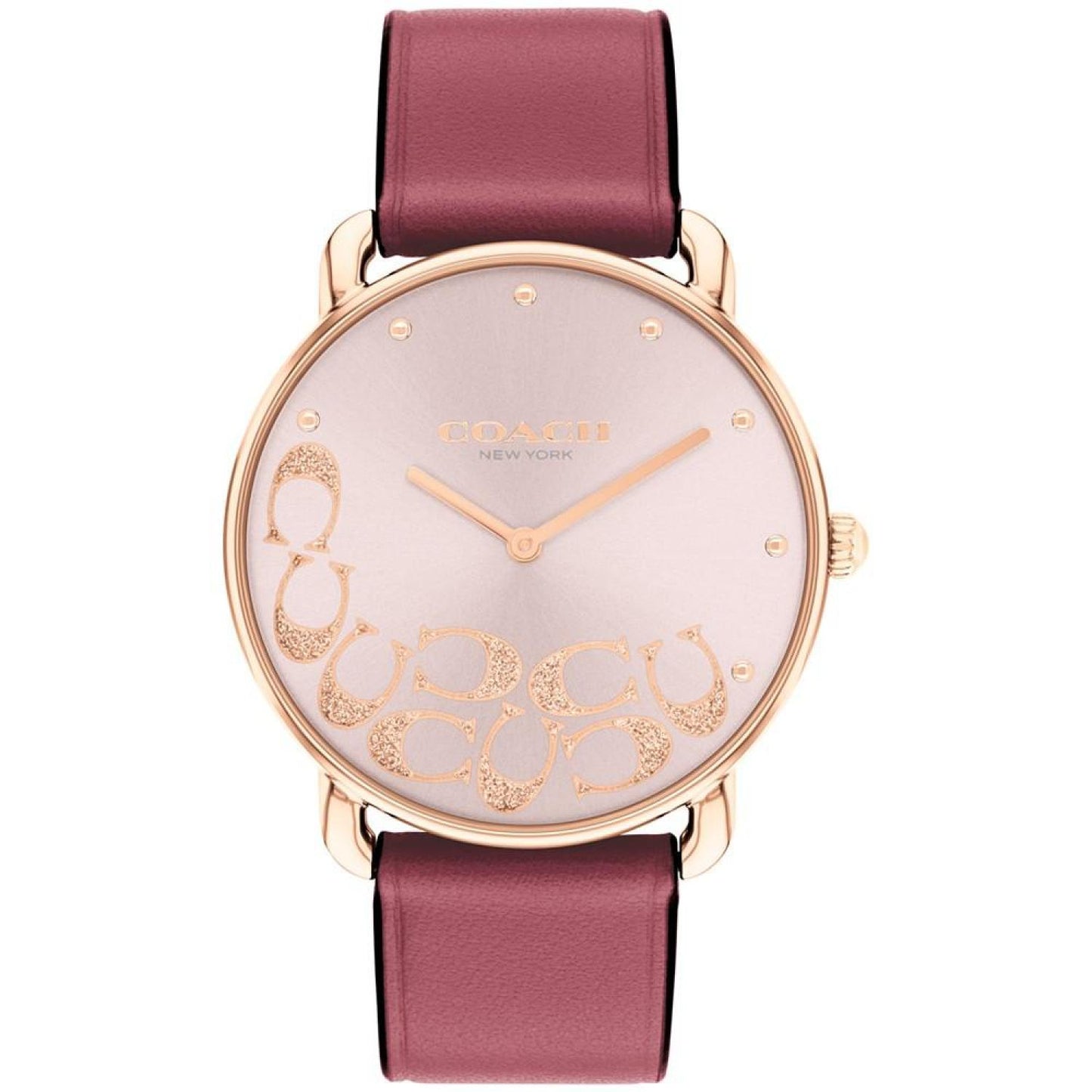 Women's Elliot Rouge Leather Watch 36mm