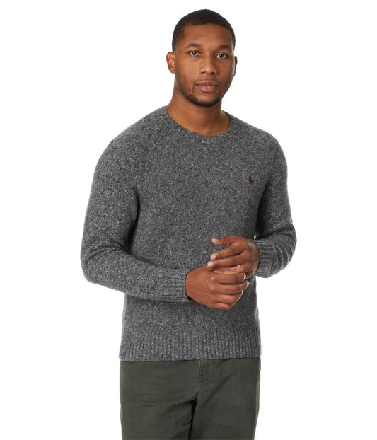 Wool-Blend Saddle-Sleeve Sweater