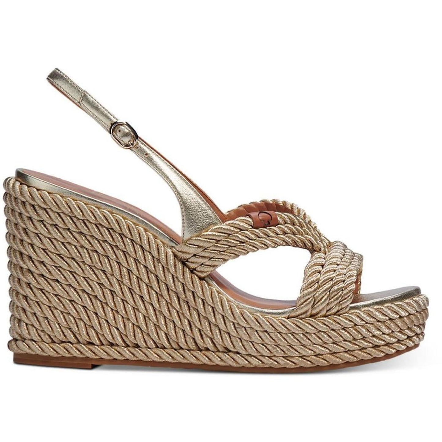 Tahiti Womens Slingbacks Leather Espadrilles