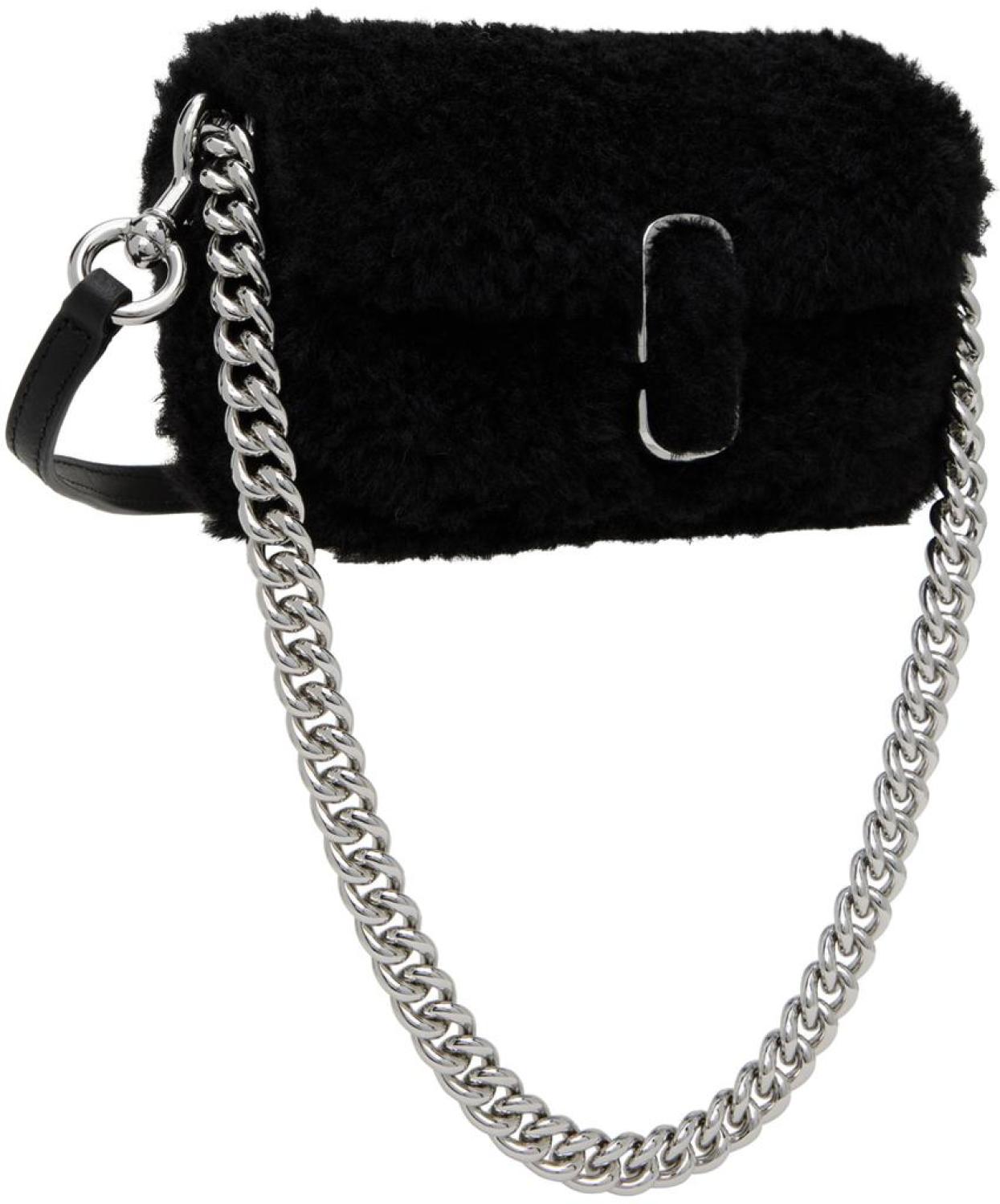 Black 'The Mini Faux-Fur' Bag