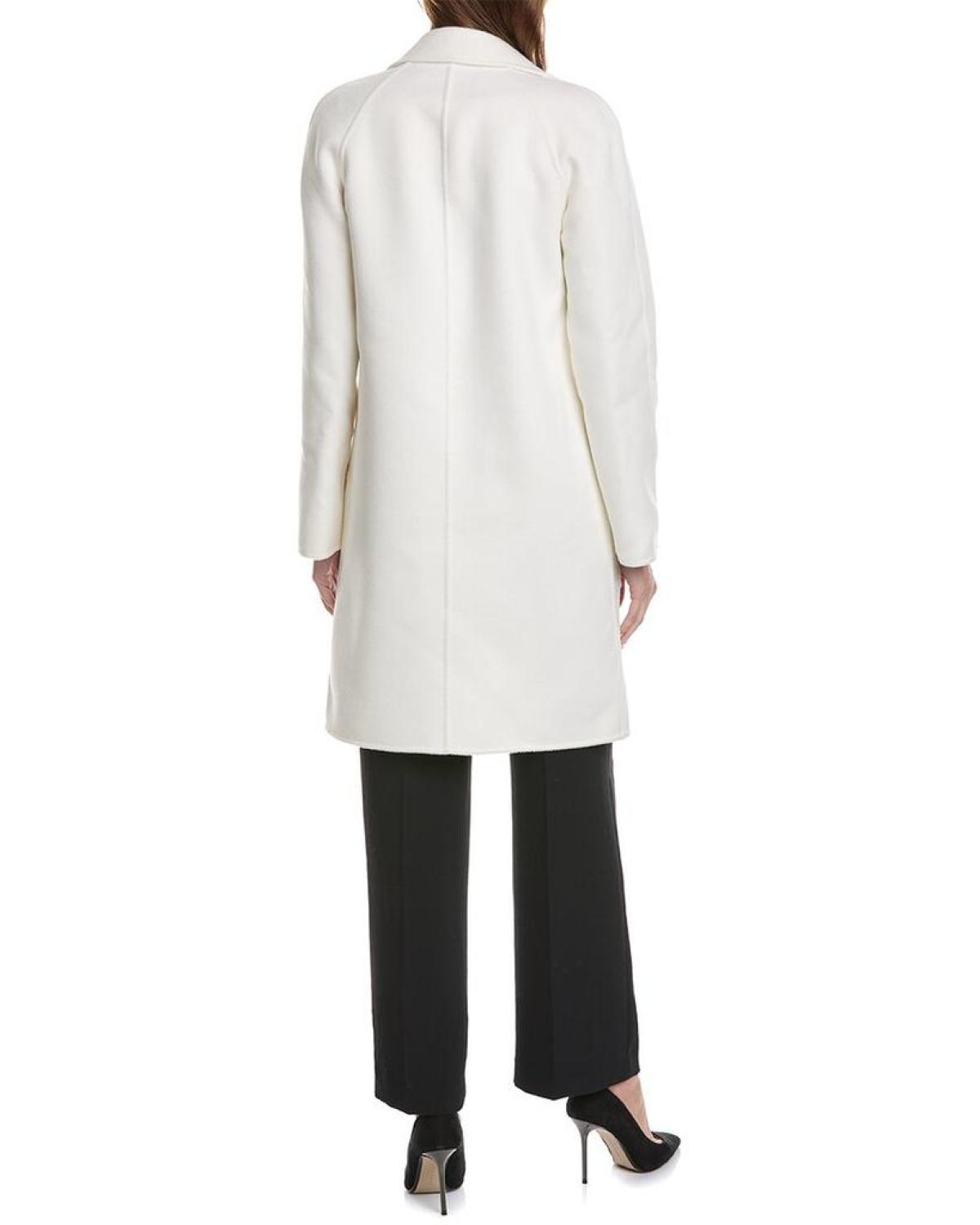 Michael Kors Collection Melton Wool, Angora, & Cashmere-Blend Bathrobe Coat