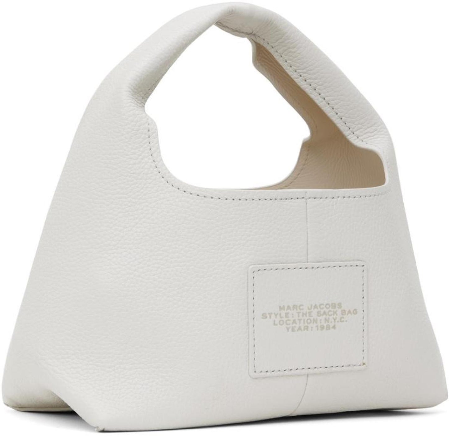 White 'The Mini Sack Bag' Tote