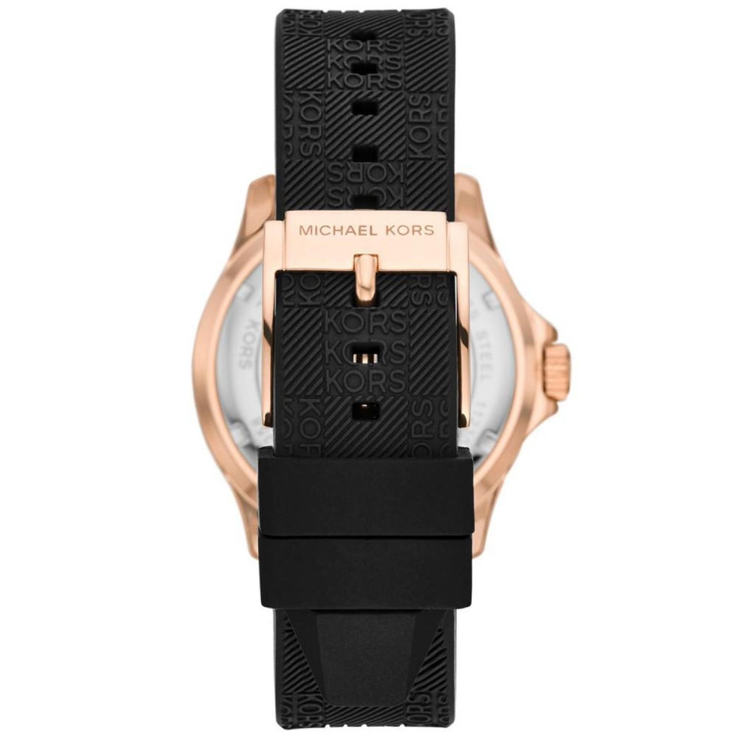 Women's Everest Quartz Three-Hand Black Silicone Watch 43mm