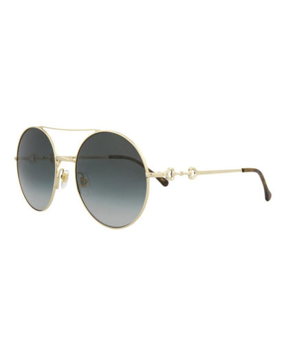 Round-Metal Frame Sunglasses