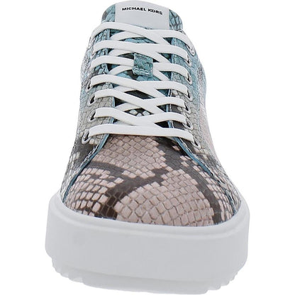 Emmett Womens Leather Lifestyle Casual and Fashion Sneakers