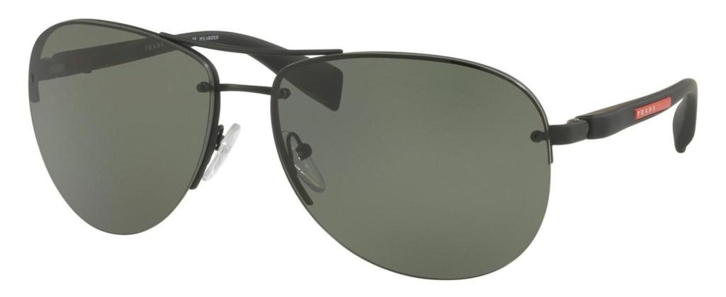 Prada linea Rossa 56MS Aviator Polarized Sunglasses