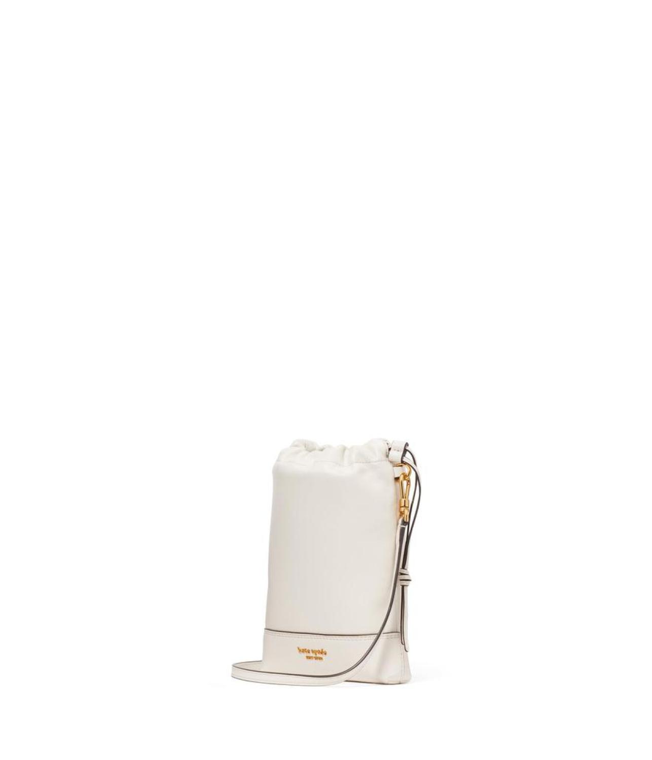 Eva Smooth Nappa Leather Bucket Phone Crossbody