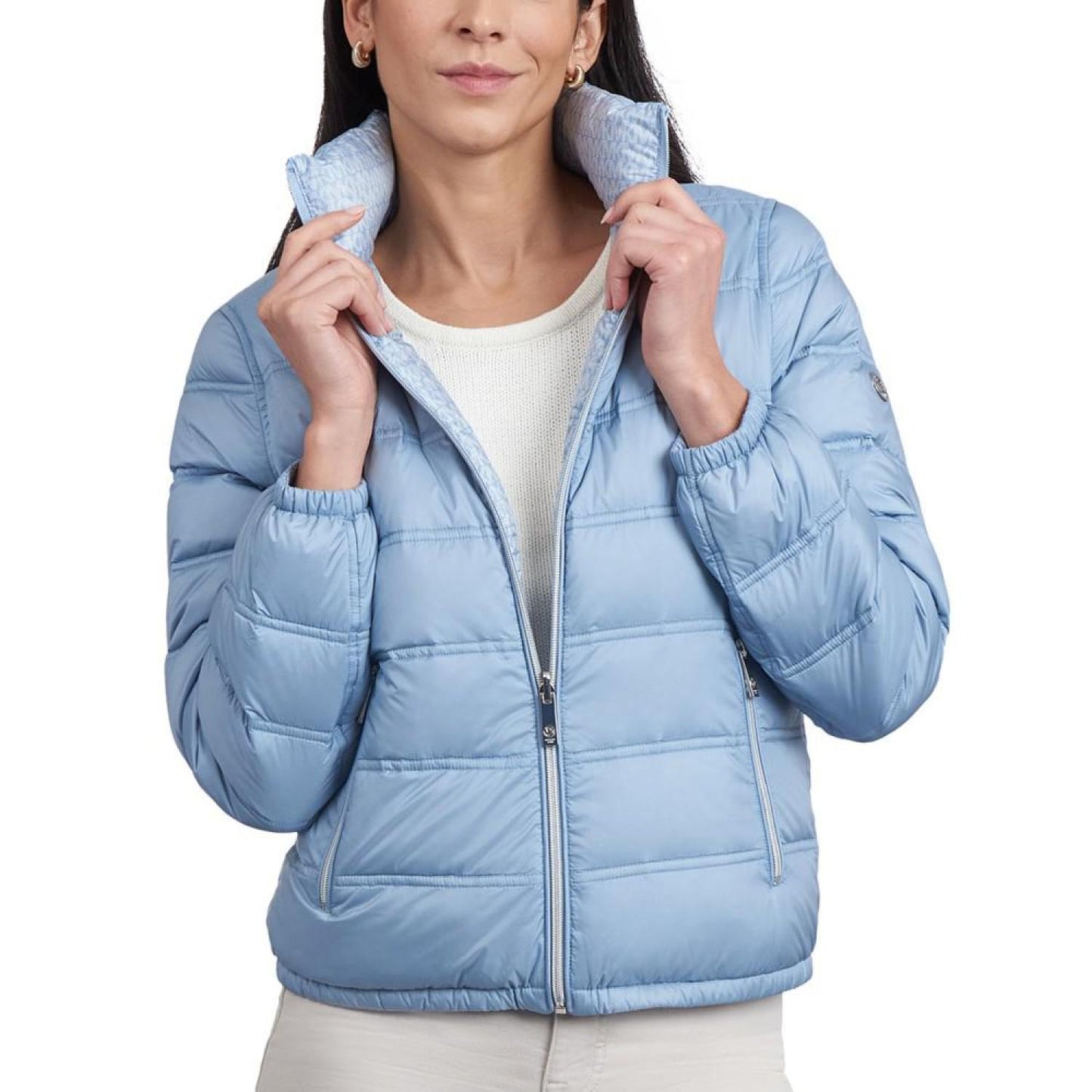 Women's Reversible Shine Down Puffer Coat, Created for Macy's