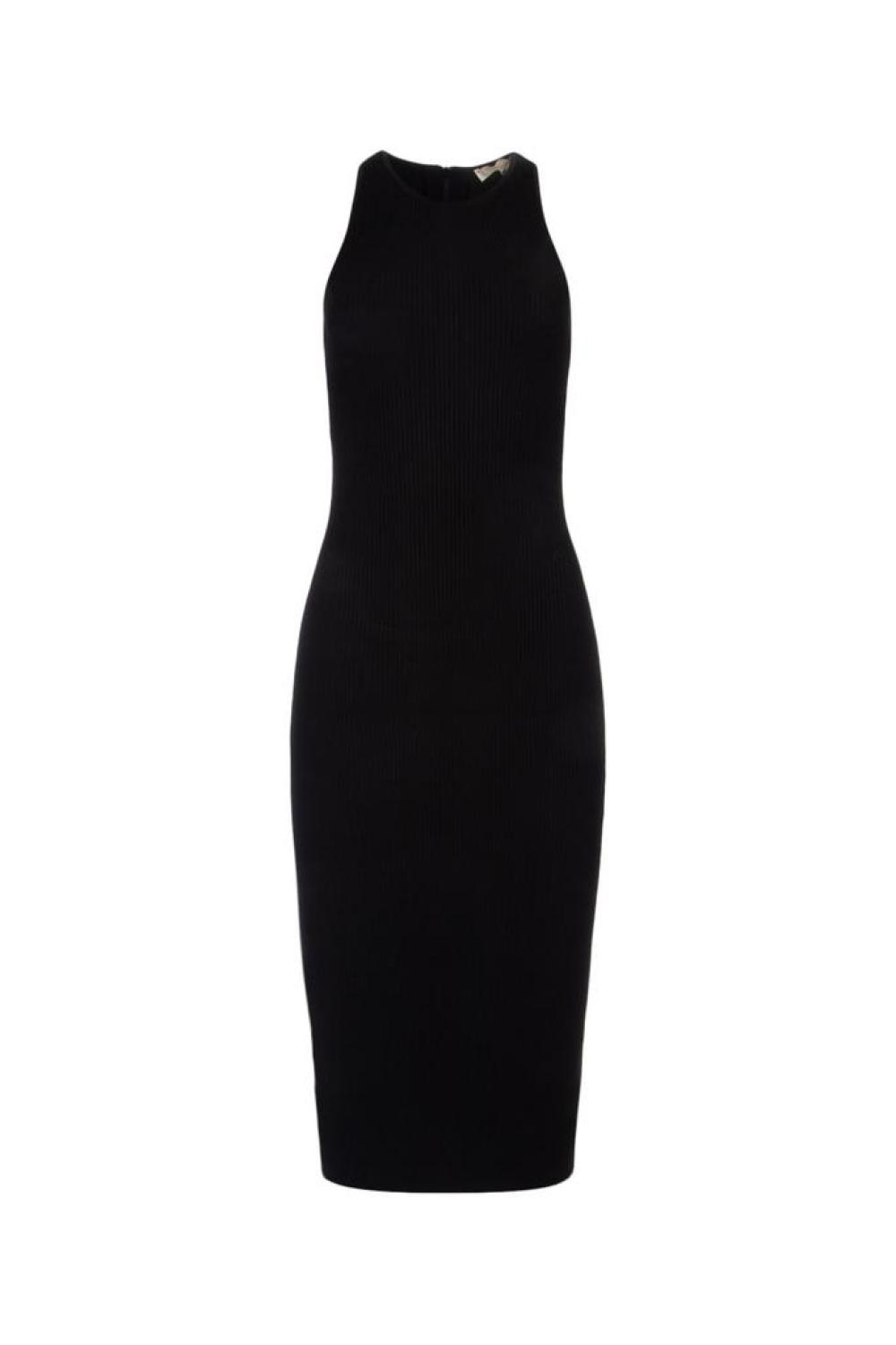 Michael Michael Kors Sleeveless Ribbed Knit Midi Dress