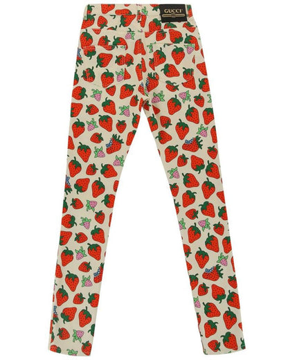 Gucci Strawberry Skinny Pant