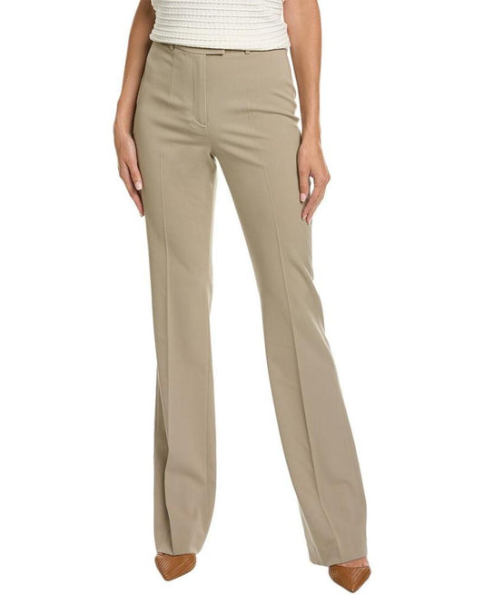 Michael Kors Gab Split Bootleg Wool-Blend Pant