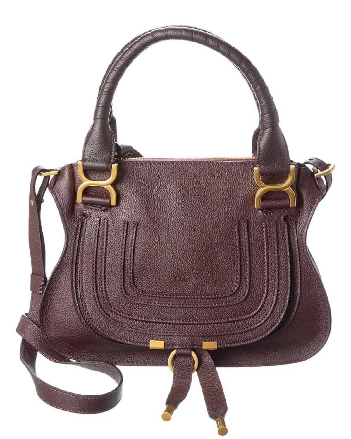 Chloé Marcie Small Leather Satchel