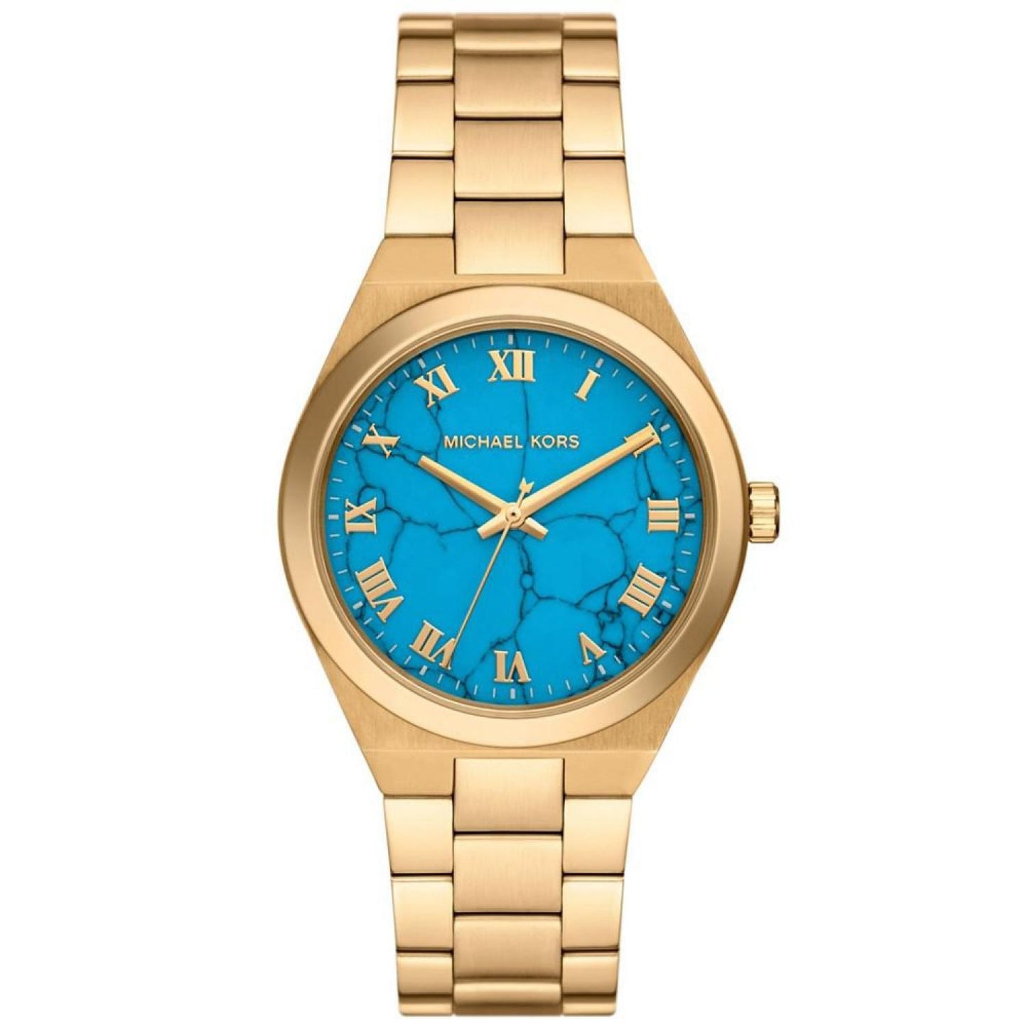 Women's Lennox Three-Hand Gold-Tone Stainless Steel Watch 37mm