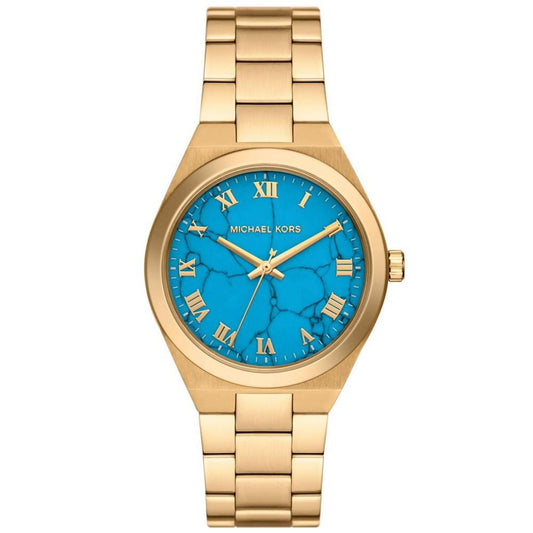 Women's Lennox Three-Hand Gold-Tone Stainless Steel Watch 37mm