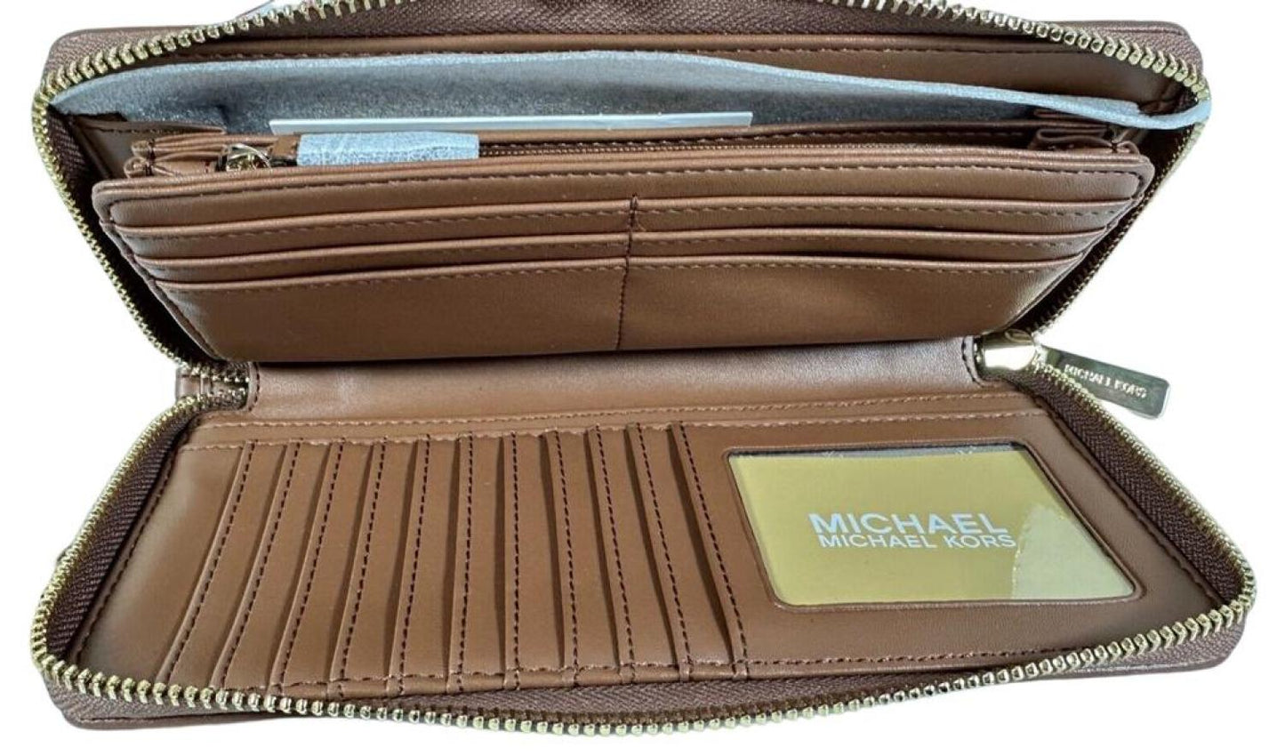 Michael Kors Women's Jet Set Travel Continental Wristlet Wallet