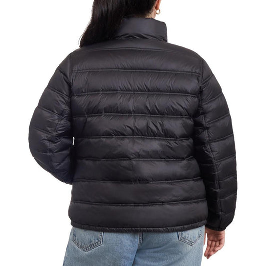 Women's Plus Size Reversible Shine Down Puffer Coat, Created for Macy's