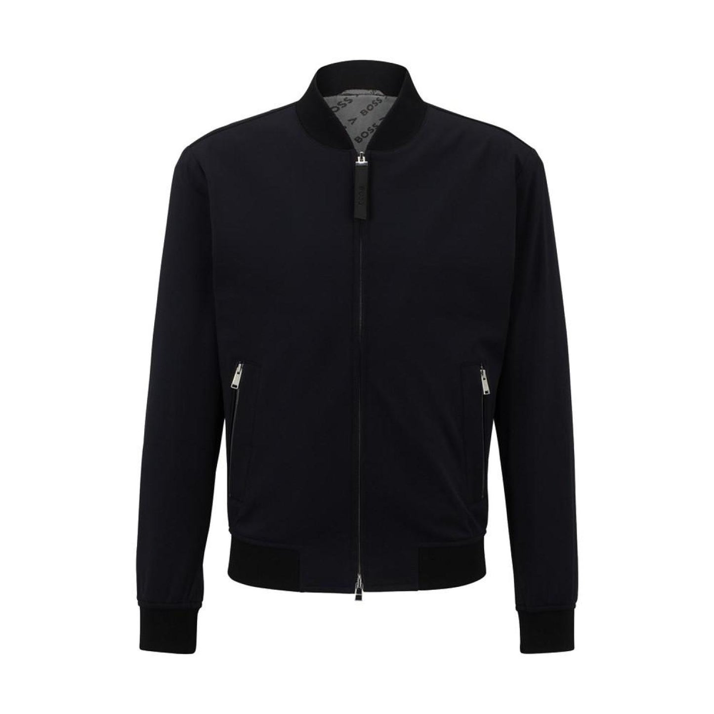 Men's Slim-Fit Jacket in Performance-Stretch Jersey