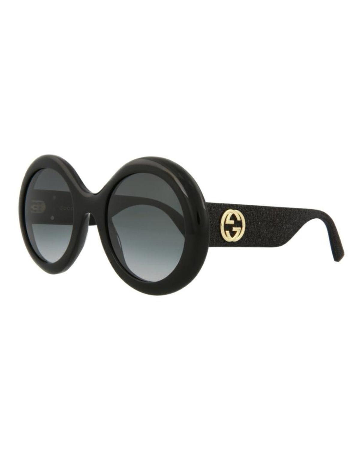 Round/Oval-Frame Acetate Sunglasses