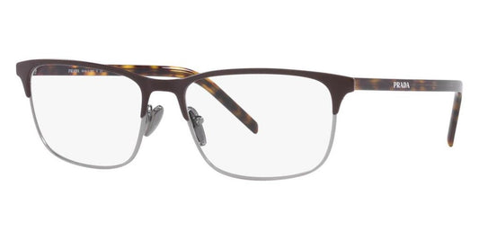 Prada Men's PR-66YV-02Q1O1-57 Fashion 57mm Black Opticals