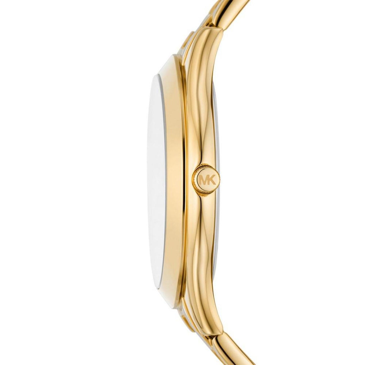 Women's Slim Runway Three-Hand Gold-Tone Stainless Steel Watch 42mm