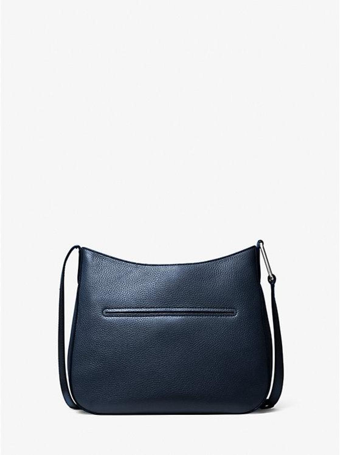 Kensington Large Pebbled Leather Crossbody Bag