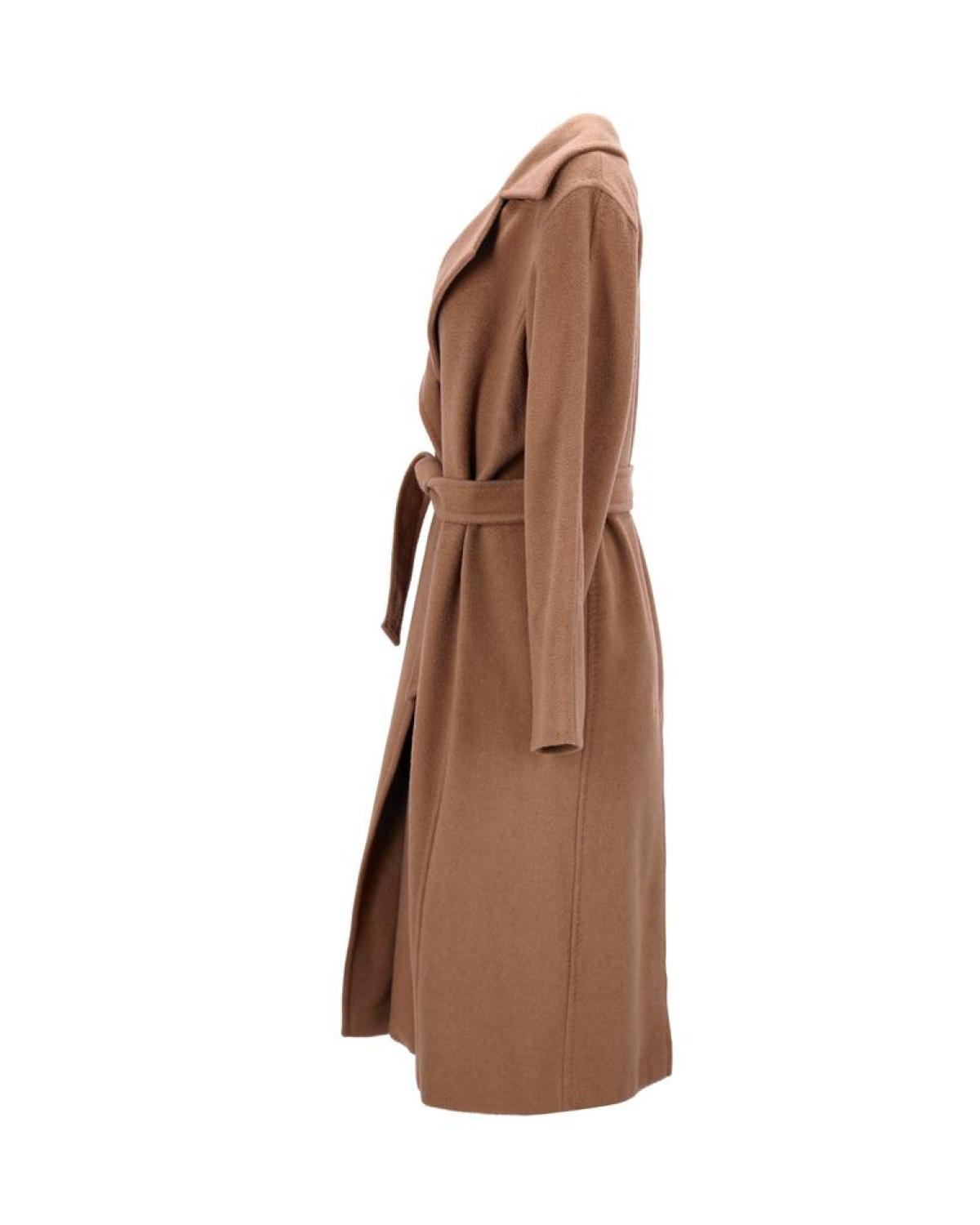 Max Mara Manuela Icon Coat in Brown Camel Hair