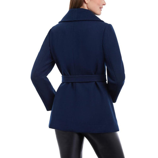 Women's Belted Shawl-Collar Coat