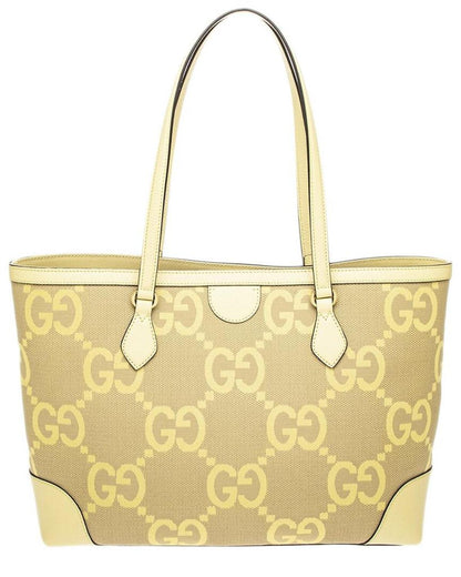 Gucci Ophidia Medium Jumbo GG Canvas & Leather Tote