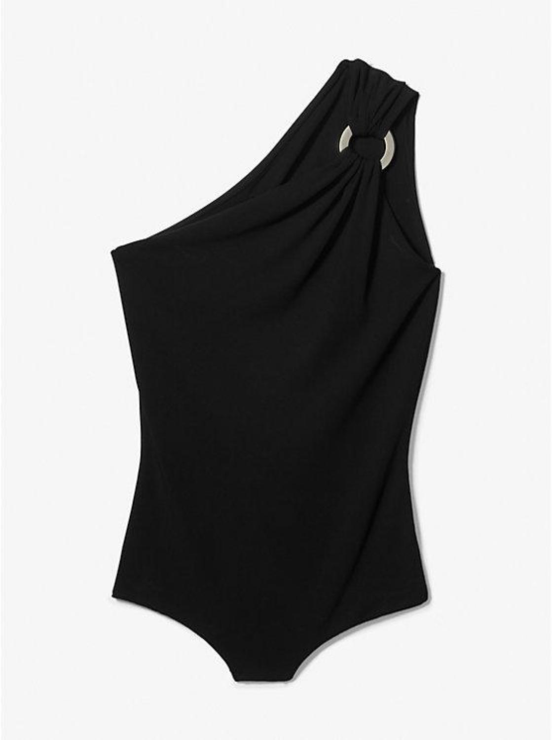 Matte Jersey One-Shoulder Bodysuit