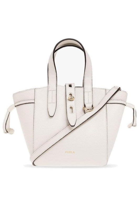 Furla Net Logo Printed Mini Tote Bag