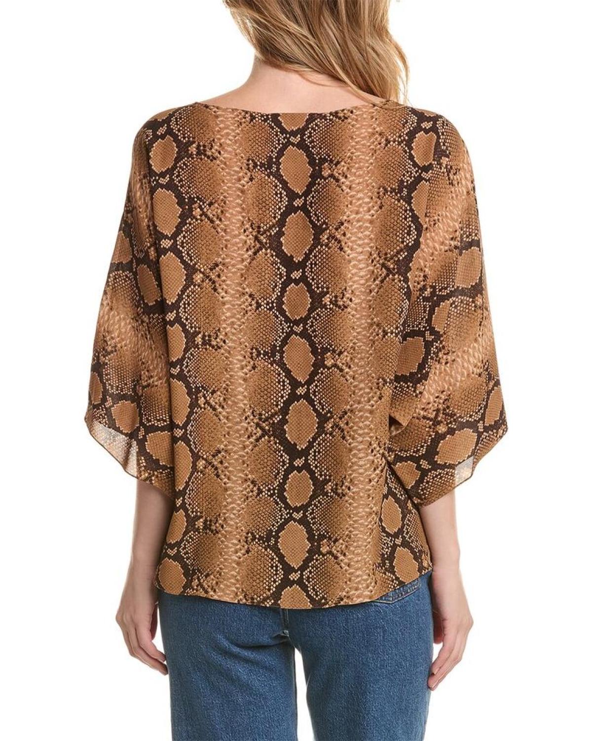 Michael Kors Collection Nikki Silk Top