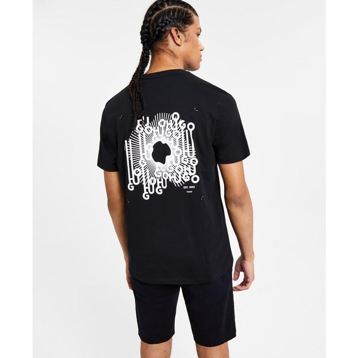 Men's Digram Regular-Fit Logo Graphic T-Shirt