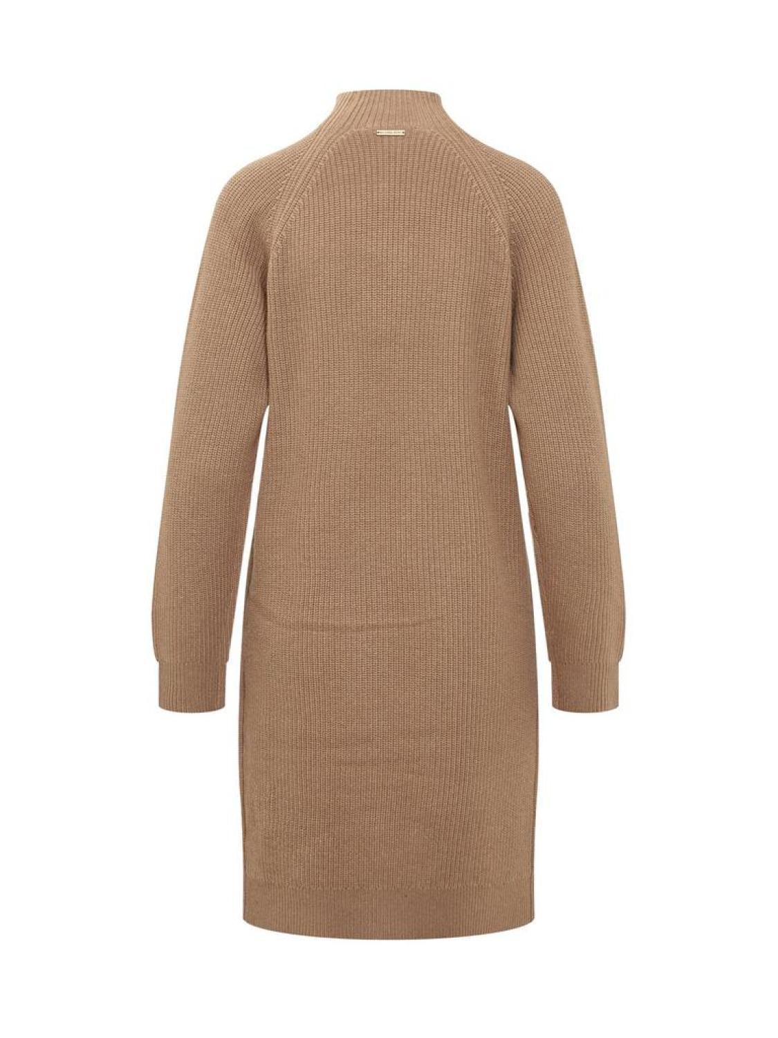 Michael Michael Kors Zip Detailed Long-Sleeved Dress