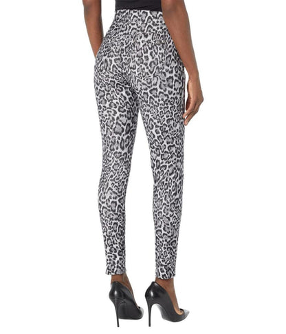 Print Twill Pull-On Leggings