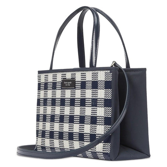 Sam Icon Sequin Gingham Embellished Small Tote