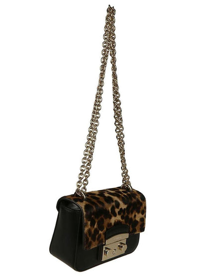 Furla Metropolis Leopard Printed Shoulder Bag