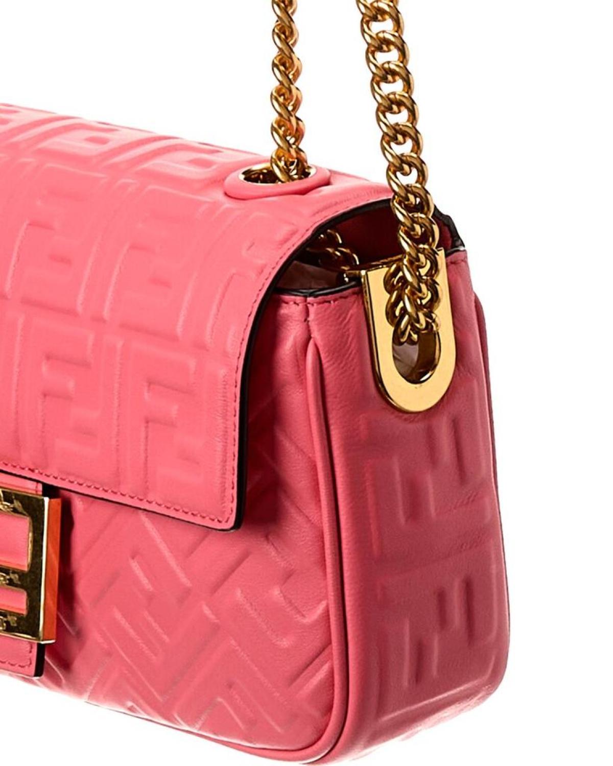 Fendi baguette bag discount pink